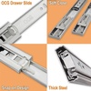 image:imageOCG Soft Close Drawer Slides 22 Inch 5 Pairs Full Extension Ball Bearing Side Mount Drawer Slides for Cabinets with Face Frame with Rear Mounting Brackets22 inch 5 pairsbrackets