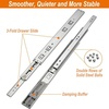 image:imageOCG Soft Close Drawer Slides 22 Inch 5 Pairs Full Extension Ball Bearing Side Mount Drawer Slides for Cabinets with Face Frame with Rear Mounting Brackets22 inch 5 pairsbrackets