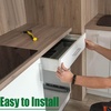 image:imageUndermount Drawer Slides 21 inch 1 Pair Full Extension Soft Close Concealed Drawer Runners Come with Mounting Screws and Brackets 1 Pair15 Inch