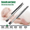 image:imageUndermount Drawer Slides 21 inch 1 Pair Full Extension Soft Close Concealed Drawer Runners Come with Mounting Screws and Brackets 1 Pair15 Inch