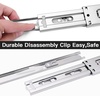 image:image16 inch Soft Self Close Drawer Slides 6 Pairs 12pcs Full Extension Ball Bearing 3 fold Full Stretch Side Mount Drawer Slides 100 LB Capacity Drawer Slide 16 Silver14 inch350mm
