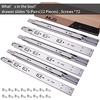 image:image16 inch Soft Self Close Drawer Slides 6 Pairs 12pcs Full Extension Ball Bearing 3 fold Full Stretch Side Mount Drawer Slides 100 LB Capacity Drawer Slide 16 Silver16 inch400mm