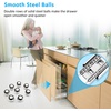 image:imageDrawer Slides Ball Bearing 3 Folds Full Extension Side Mount Cabinet Runners Glides Rails Track 100 Lbs Load 10 12 14 16 18 20 22 24 Inch Silver SilverBasic 1 Pr12 InchSilverStainless Steel