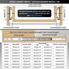 image:imageDrawer Slides Ball Bearing 3 Folds Full Extension Side Mount Cabinet Runners Glides Rails Track 100 Lbs Load 10 12 14 16 18 20 22 24 Inch Silver SilverBasic 1 Pr12 InchSilverStainless Steel