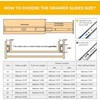 image:imageGoldenwarm 10 Pair 22 Inch Soft Close Drawer Slides 20 Pack Heavy Duty Side Mount 100lb Capacity Full Extension Ball Bearing Cabinet Glides for Kitchen20 Inch