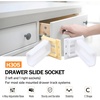 image:imageH305 Drawer Slide Socket Set Cabinet Hardware for 1 RV Drawer Slides Channel 1 pc H305 Drawer Slide Socket Set2 Set H305 RV Drawer Slide Socket