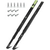 image:imageHBL 1 Pair  Soft Close Drawer Slides 22 inch Heavy Duty Cabinet Drawer Slides Replacement  Ball Bearing Full Extension 200 LB Capacity Made of ColdRolled Steel RustResistant amp LongLastingBlack