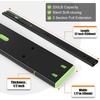 image:imageHBL 1 Pair  Soft Close Drawer Slides 22 inch Heavy Duty Cabinet Drawer Slides Replacement  Ball Bearing Full Extension 200 LB Capacity Made of ColdRolled Steel RustResistant amp LongLastingBlack