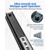 image:imageHeavy Duty Bottom Mount Drawer Slides 265lb Full Extension Drawer Rails 1640 Inch Cold Rolled Steel Ball Bearing Tracks for UnderStair Storage Deep Cabinets Pantry amp RV Systems 1 Pair 16 Inch16 Inch