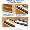 image:imageHeavy Duty Bottom Mount Drawer Slides 265lb Full Extension Drawer Rails 1640 Inch Cold Rolled Steel Ball Bearing Tracks for UnderStair Storage Deep Cabinets Pantry amp RV Systems 1 Pair 16 Inch16 Inch