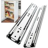 image:imageHeavy Duty Drawer Slides Full Extension Runners 150 lbs 12 14 16 18 20 22 24 26 28 30 32 34 36 38 40 Inch Side Mount Rails for Drawer Capacity 150 lb 1 Pair12 Inch