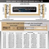 image:imageHeavy Duty Drawer Slides Full Extension Runners 150 lbs 12 14 16 18 20 22 24 26 28 30 32 34 36 38 40 Inch Side Mount Rails for Drawer Capacity 150 lb 1 Pair32 Inch