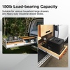 image:imageHeavy Duty Drawer Slides Full Extension Runners 150 lbs 12 14 16 18 20 22 24 26 28 30 32 34 36 38 40 Inch Side Mount Rails for Drawer Capacity 150 lb 1 Pair34 inch