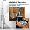 image:imageHeavy Duty Drawer Slides Full Extension Runners 150 lbs 12 14 16 18 20 22 24 26 28 30 32 34 36 38 40 Inch Side Mount Rails for Drawer Capacity 150 lb 1 Pair34 inch