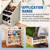 image:imageHeavy Duty Drawer Slides Full Extension Runners 150 lbs 12 14 16 18 20 22 24 26 28 30 32 34 36 38 40 Inch Side Mount Rails for Drawer Capacity 150 lb 1 Pair24 Inch