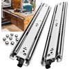 image:imageHeavy Duty Drawer Slides Full Extension Runners 150 lbs 12 14 16 18 20 22 24 26 28 30 32 34 36 38 40 Inch Side Mount Rails for Drawer Capacity 150 lb 1 Pair26 inch
