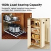 image:imageHeavy Duty Drawer Slides Full Extension Runners 150 lbs 12 14 16 18 20 22 24 26 28 30 32 34 36 38 40 Inch Side Mount Rails for Drawer Capacity 150 lb 1 Pair16 Inch