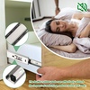 image:imageM METERXITY 1Pair Soft Close Drawer Slides 157 Inch 400mm 2 Fold Black  Full Extension Ball Bearing Drawer Slides for FurnitureCabinets Cold Rolled SteelSilver