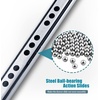 image:imageUenhoy 1 Pair Drawer Slides 16 Full Extension Slide Track Rail Ball Bearing Two Way Drawer Slides 17mm x 406mm13466pairs