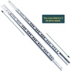 image:imageUenhoy 1 Pair Drawer Slides 16 Full Extension Slide Track Rail Ball Bearing Two Way Drawer Slides 17mm x 406mm13466pairs