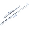 image:imageUenhoy 1 Pair Drawer Slides 16 Full Extension Slide Track Rail Ball Bearing Two Way Drawer Slides 17mm x 406mm166pairs