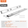 image:imageVEVOR Soft Close Drawer Slides 6 Pairs 20 Inch Heavy Duty Full Extension Side Mount Ball Bearing Drawer Glides Kitchen Cabinet Rails 100LB Load Capacity10 Pairs with Soft Close