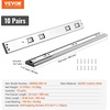 image:imageVEVOR Soft Close Drawer Slides 6 Pairs 20 Inch Heavy Duty Full Extension Side Mount Ball Bearing Drawer Glides Kitchen Cabinet Rails 100LB Load Capacity10 Pairs with Soft Close