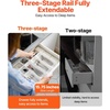 image:imageVEVOR Soft Close Drawer Slides 6 Pairs 20 Inch Heavy Duty Full Extension Side Mount Ball Bearing Drawer Glides Kitchen Cabinet Rails 100LB Load Capacity10 Pairs with Soft Close