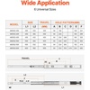 image:imageVEVOR Soft Close Drawer Slides 6 Pairs 20 Inch Heavy Duty Full Extension Side Mount Ball Bearing Drawer Glides Kitchen Cabinet Rails 100LB Load Capacity10 Pairs with Soft Close