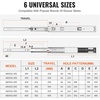 image:imageVEVOR Soft Close Drawer Slides 6 Pairs 20 Inch Heavy Duty Full Extension Side Mount Ball Bearing Drawer Glides Kitchen Cabinet Rails 100LB Load Capacity10 Pairs with Soft Close