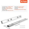 image:imageVEVOR Soft Close Drawer Slides 6 Pairs 20 Inch Heavy Duty Full Extension Side Mount Ball Bearing Drawer Glides Kitchen Cabinet Rails 100LB Load Capacity10 Pairs with Soft Close