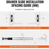 image:imageVEVOR Soft Close Drawer Slides 6 Pairs 20 Inch Heavy Duty Full Extension Side Mount Ball Bearing Drawer Glides Kitchen Cabinet Rails 100LB Load Capacity10 Pairs with Soft Close