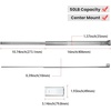 image:imagehomdiy 5 Pack 14 Inch Heavy Duty Center Mount Drawer Slides for Cabinet and Dresser Bottom Mount Drawer Rails 34 Extension Glide Track16 Inch