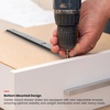 image:imagehomdiy 5 Pack 14 Inch Heavy Duty Center Mount Drawer Slides for Cabinet and Dresser Bottom Mount Drawer Rails 34 Extension Glide Track20 Inch