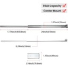image:imagehomdiy 5 Pack 14 Inch Heavy Duty Center Mount Drawer Slides for Cabinet and Dresser Bottom Mount Drawer Rails 34 Extension Glide Track24 Inch