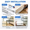 image:imagewith Lock Heavy Duty Drawer Slides 12 14 16 18 20 22 24 26 28 30 32 34 36 40 44 48 52 56 60 Inch 500 Lbs Side Mount Full Extension Ball Load250 lb with Lock W53mm 12 Inch16 Inch