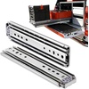 image:imagewith Lock Heavy Duty Drawer Slides 12 14 16 18 20 22 24 26 28 30 32 34 36 40 44 48 52 56 60 Inch 500 Lbs Side Mount Full Extension Ball Load250 lb with Lock W53mm 12 Inch26 Inch