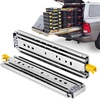 image:imagewith Lock Heavy Duty Drawer Slides 12 14 16 18 20 22 24 26 28 30 32 34 36 40 44 48 52 56 60 Inch 500 Lbs Side Mount Full Extension Ball Load250 lb with Lock W53mm 12 Inch20 Inch