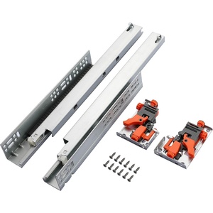 image:image6 Pair of 24 Inch Undermount Soft Close Drawer Slides 100LB Load Capacity Full Extension Concealed Drawer Rails with 3D Locking Device1