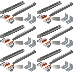 image:imageBlum TANDEM plus BLUMOTION Concealed Undermount Drawer Slides Runners Kit 21Inch Full Extension SoftClose Steel 100 lb Load Capacity for Wood Drawers 6 Kits6 Kits