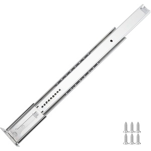 image:imageLONTAN 1 Pcs Center Mount Drawer Slides Bottom Mount for Cabinet and Dresser 16 Inch Heavy Duty Drawer Rails 1074 Extension Glide Track12 Inch