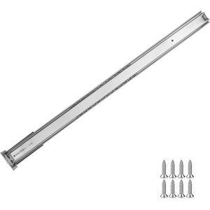 image:imageLONTAN 1 Pcs Center Mount Drawer Slides Bottom Mount for Cabinet and Dresser 16 Inch Heavy Duty Drawer Rails 1074 Extension Glide Track24 Inch