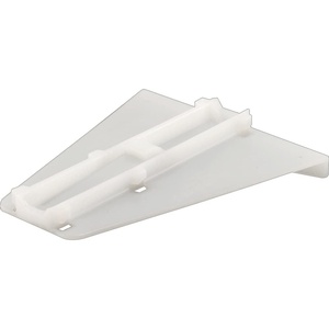 image:imagePrimeLine R 7260 Drawer Track Delta Guide White Plastic Single Pack