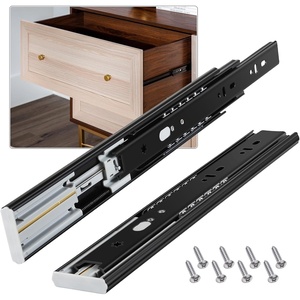 image:imageSoft Close Drawer Slides 1 Pair Full Extension 12 14 16 18 20 22 24 inch Side Mount Pull Out Kitchen Cabinet Rails Bracket Replacement Ball Bearing Soft Close1 Pair 12 Inch