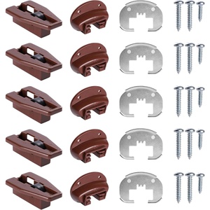image:imagefor Kenlin RiteTrak II Drawer Slides Replacement 5 Sets of Rite Track 2 Drawer Repair Parts for Dresser and Nightstand Drawers  168 Track Guides 55