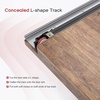image:image42 Concealed Sliding Barn Door Hardware Kit with Soft Close Mechanism for 34in Passage Opening Hidden Wall Mount for Interior Wooden Door NO Door32 Hardware Kit