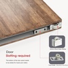 image:image42 Concealed Sliding Barn Door Hardware Kit with Soft Close Mechanism for 34in Passage Opening Hidden Wall Mount for Interior Wooden Door NO Door36 Hardware Kit