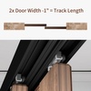 image:imageHeavy Duty Bypass Sliding Closet Door Track Hardware 484FT Aluminium Pocket Door Track Rail Set Smoothly and Quietly for 2 Door System10FTB4Door