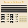 image:image4Sliding Cabinet Door HardwareAluminum  Fits 33641316 thick doors  Installs Easily Runs Quietly No Grooving NeededConvexTrack