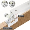 image:imageDIYHD 60 Commercial Grade Aluminum Pocket Door Track KitCeiling Mount Box Rail Sliding Door Hardware48 Ceiling Track KitNO door